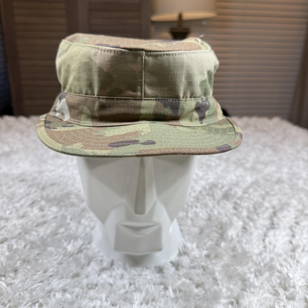 US Army Hat Cap Fitted Mens 7 1/8 Camo OCP Patrol Cap Scorpion W2 Military USGI - Picture 2 of 12